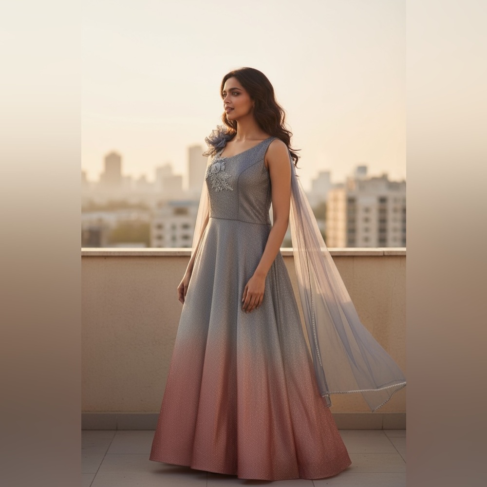 Ombré Dress Anarkali